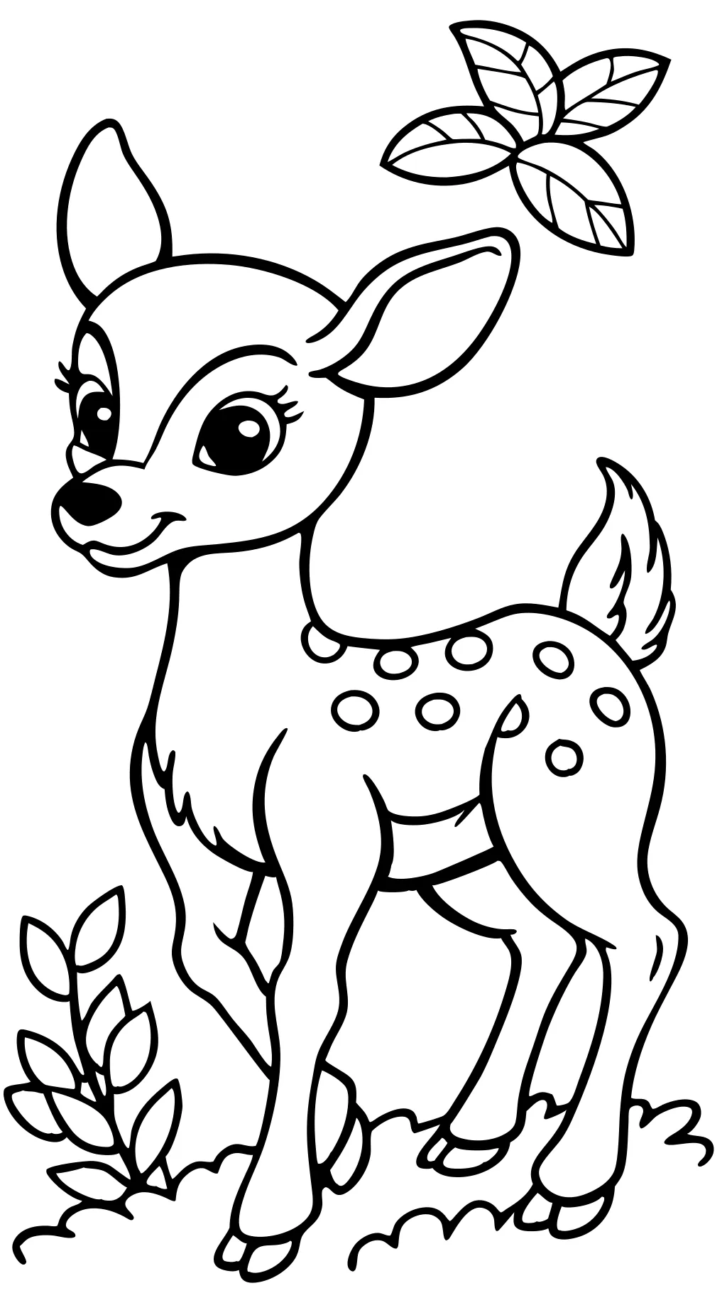 coloring pages of bambi